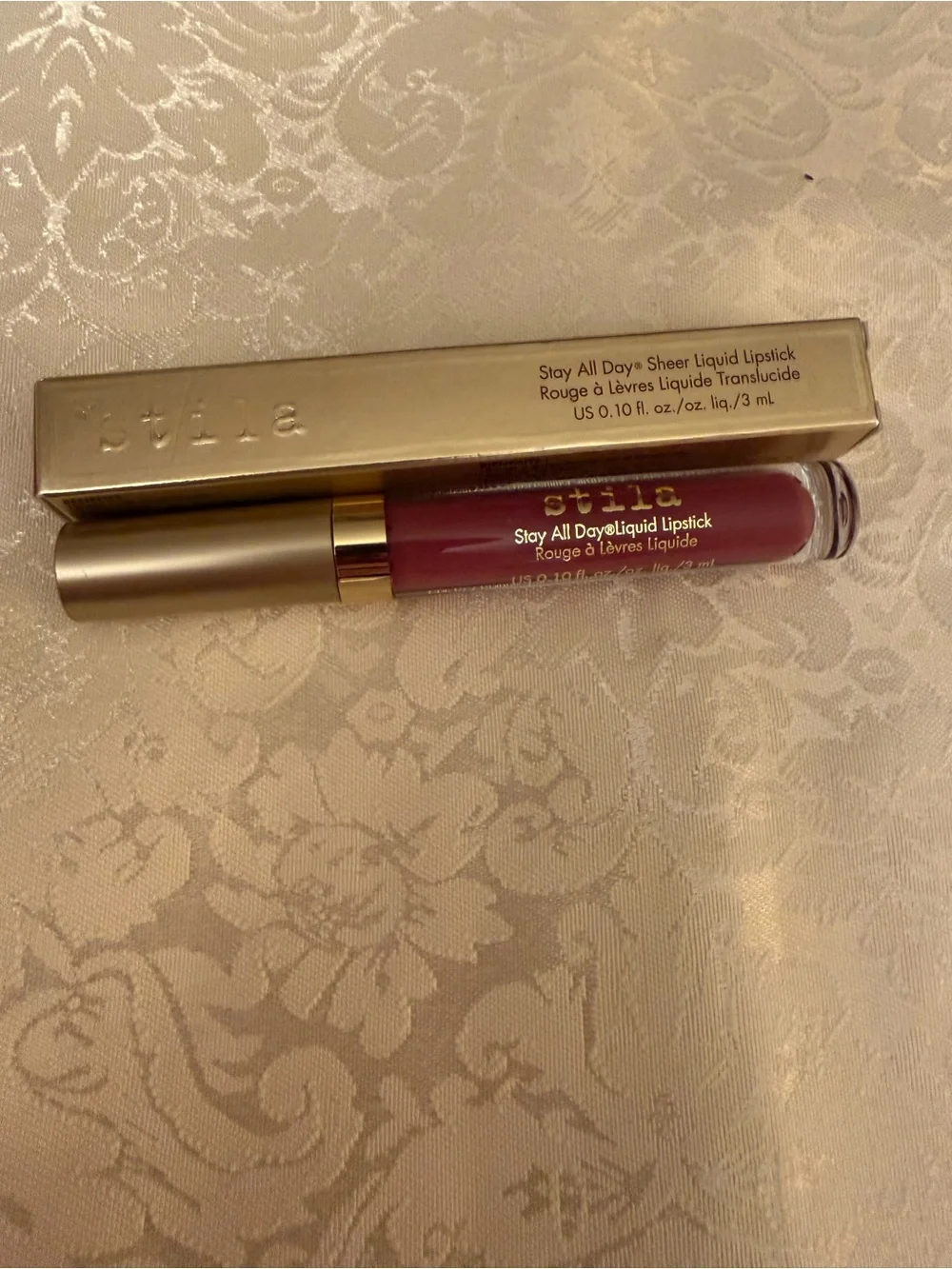stila Stay All Day Sheer Liquid Lipstick, Sheer Azalea Longwear Mini 0.10